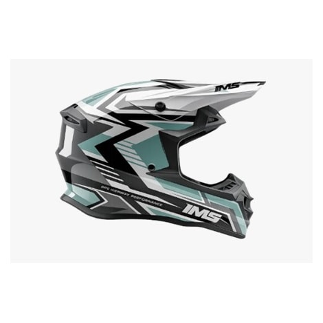 Capacete IMS Reco Edge Preto Cinza Branco