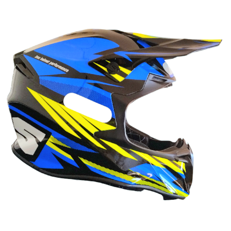 Capacete IMS Revo - Azul Preto Flúor
