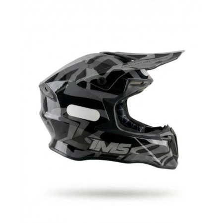 Capacete IMS Revo Edge Preto Cinza