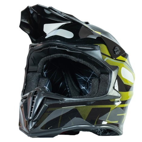 Capacete IMS Revo - Preto Flúor