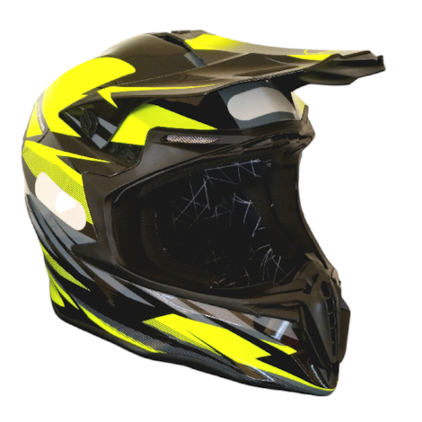 Segunda imagem do produto Capacete IMS Revo - Preto Flúor Branco