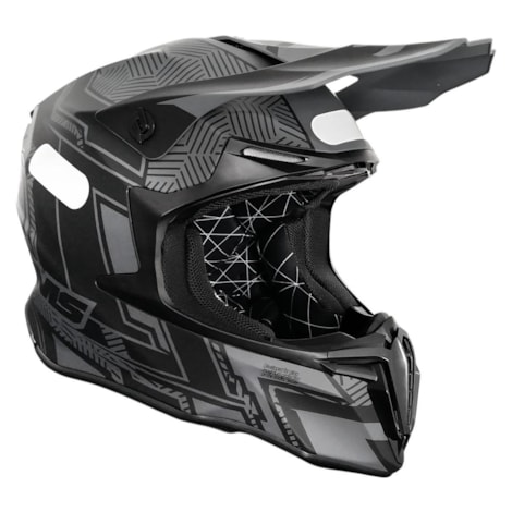 Capacete IMS Revo Preto Fosco Cinza