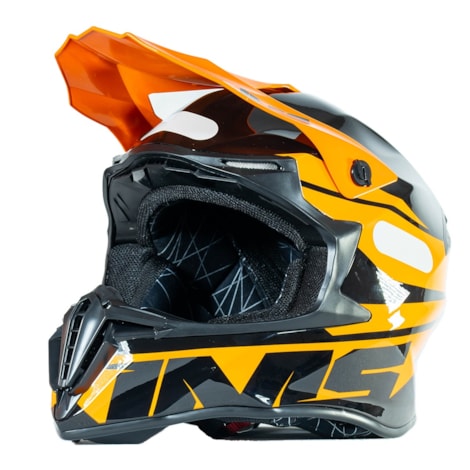 Capacete IMS Revo - Preto Laranja