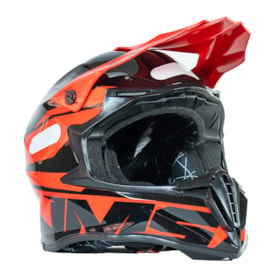 Segunda imagem do produto Capacete IMS Revo - Preto Vermelho