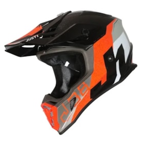 Capacete Just1 J38 Korner - Laranja Preto Closs