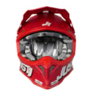 Capacete Just1 J39 Kinetic Camo - Vermelho Preto Cinza Fosco