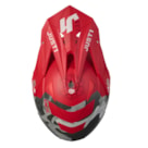 Capacete Just1 J39 Kinetic Camo - Vermelho Preto Cinza Fosco