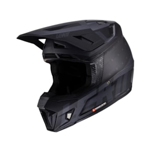 Segunda imagem do produto Capacete Leatt 7.5 C/ Óculos Preto