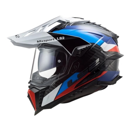 Capacete Ls2 Explorer C MX701 Frontier - Preto Azul