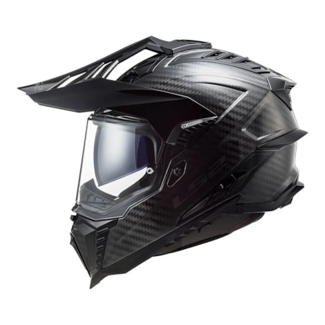 Capacete Ls2 Explorer C MX701 Solid Carbon
