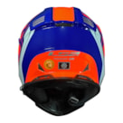 Capacete LS2 MX436 Pioneer Evo Trophy - Azul Laranja