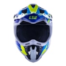 Capacete LS2 MX700 Subverter Evo Nimble - Branco Azul Amarelo