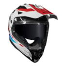 Capacete LS2 MX702 Pioneer II Namib Branco Azul Vermelho