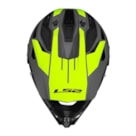 Capacete LS2 MX702 Pioneer II Namib - Cinza Fosco Amarelo Flúor