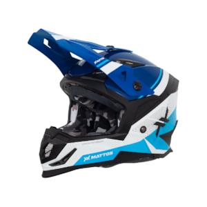 Capacete Mattos Racing Atomic Icon 26 Azul