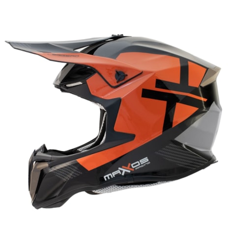 Segunda imagem do produto Capacete Mattos Racing Combat Leggero - Laranja