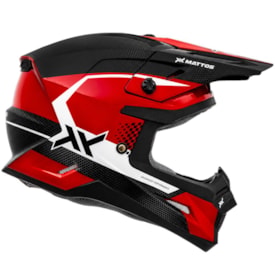Segunda imagem do produto Capacete Mattos Racing Echoes 26 Vermelho