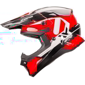 Segunda imagem do produto Capacete Mattos Racing Echoes Kids - Vermelho
