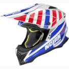 Capacete Nolan N53 Cliff Jumper - Branco Azul Vermelho