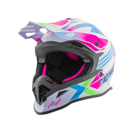 Segunda imagem do produto Capacete Pro Tork Infantil Next Branco Rosa Brilhante