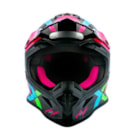 Capacete Pro Tork Infantil Next Preto Rosa Brilhante