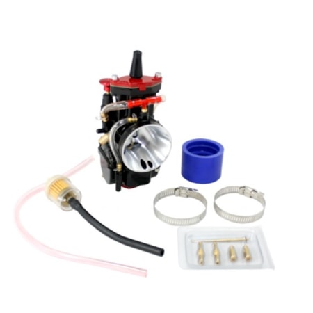 Segunda imagem do produto Carburador Red Dragon Competição - Universal - 32MM - Acompanha KIT Montagem