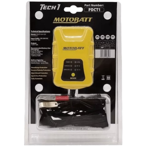 Carregador de Bateria Tech Chumbo/Lithium 16/12V 1.0 Amp