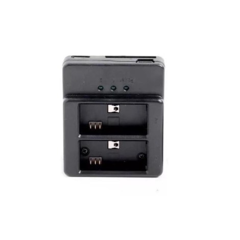 Carregador Duplo Driftin -De Bateria Go Pro Hero 3 E 3+ - Preto