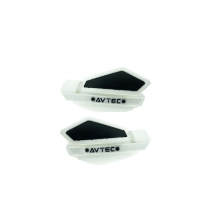 Casquilho Avtec -  Alma Alumínio Branco/Preto