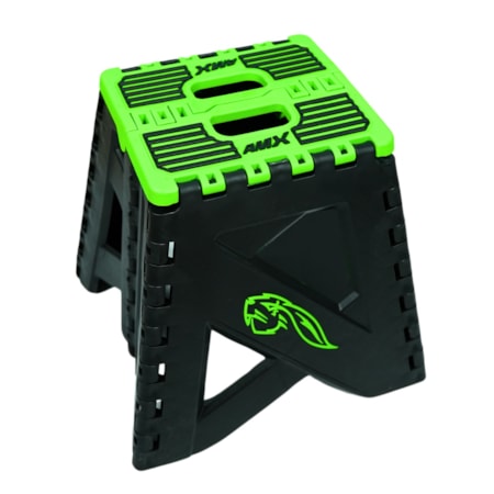 Cavalete P/ Moto Dobrável Universal - Preto Verde