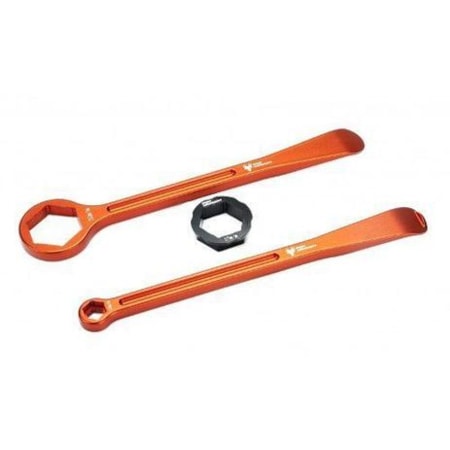 Chave De Roda Com Espatula Red Dragon - Motos Europeias- Laranja