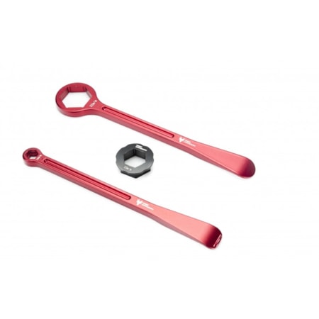 Chave de Roda com Espatula Red Dragon Vermelha