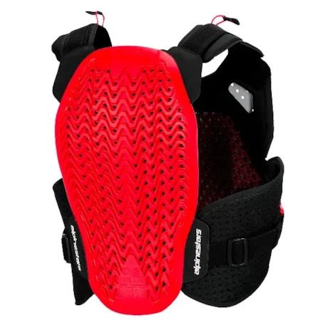 Segunda imagem do produto Colete Alpinestars A4 Plasma Chest Protector Preto Vermelho Branco
