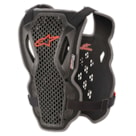 Colete Alpinestars Bionic Action Chest - Preto Vermelho