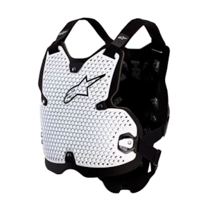 Colete Alpinestars Bionic Action Chest V2 Branco Preto
