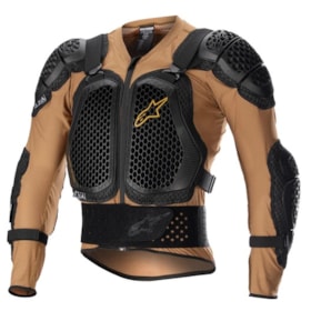 Colete Alpinestars Bionic Action V2 - Areia Preto Tangerina