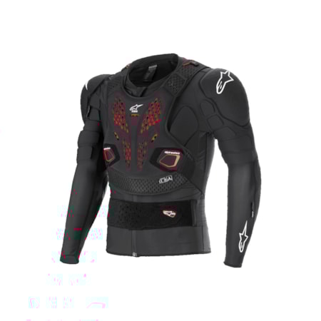 Colete Alpinestars Bionic Pro V3 - Preto Vermelho Branco