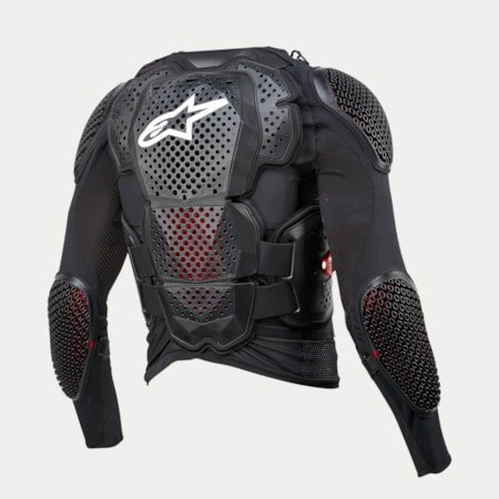 Segunda imagem do produto Colete Alpinestars Bionic Tech V3 - Preto Branco Vermelho