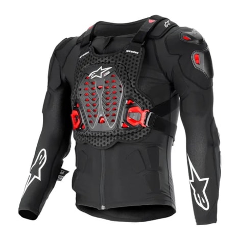 Colete Alpinestars Bionic XTR Plasma Preto Vermelho Branco