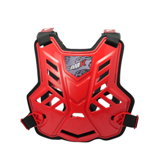 Colete AMX Control Infantil Vermelho Preto