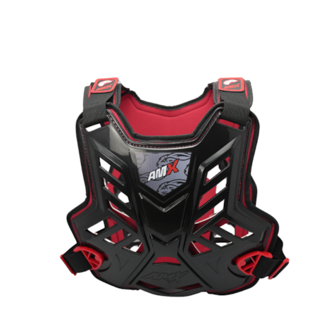 Colete AMX Control Preto Vermelho