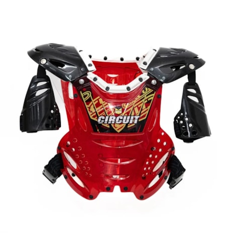 Segunda imagem do produto Colete Circuit PC/PP Vermelho Branco