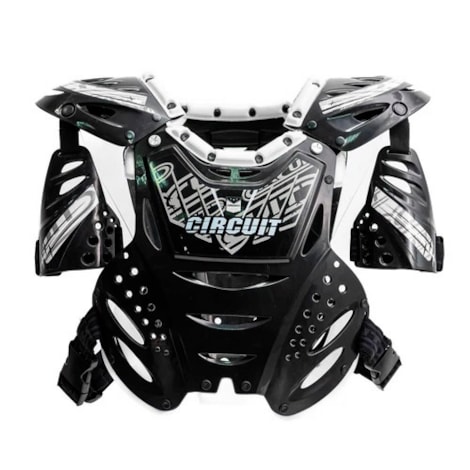 Segunda imagem do produto Colete Circuit PP - Preto Branco