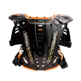 Segunda imagem do produto Colete Circuit PP - Preto Laranja Flúor