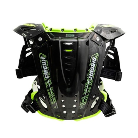 Segunda imagem do produto Colete Circuit PP - Preto Verde