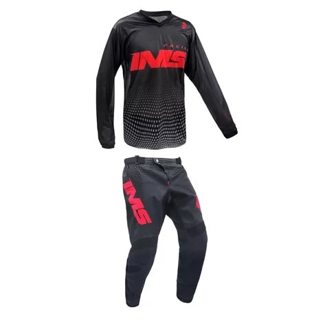 Conjunto IMS MX Infantil - Cinza Vermelho Preto