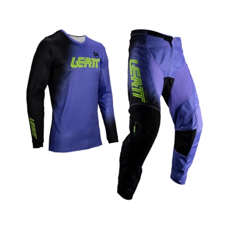 Conjunto Leatt 3.5 Ride 25 - Roxo Preto Argon