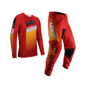 Conjunto Leatt 3.5 Ride 25 - Vermelho