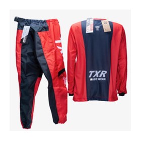 Conjunto TXR Infantil Camuflado MX - Vermelho