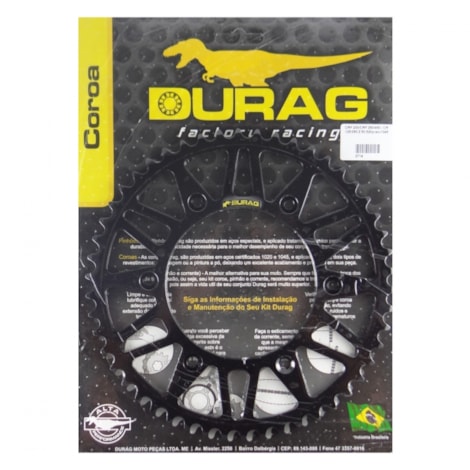 Coroa Durag CRF 230/250/450 CR 125/250 - Preto